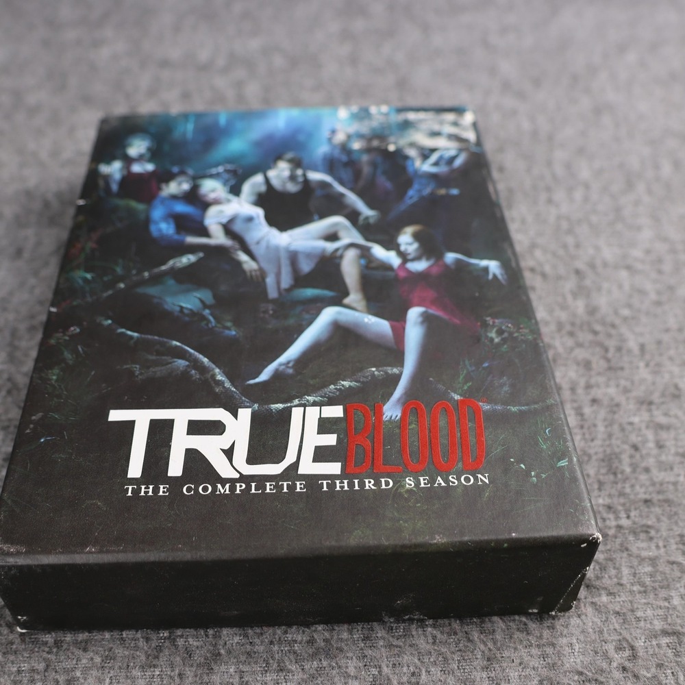 True Blood Complete Third Season DVD 5 Disc Set HBO Vampires Drama Horror